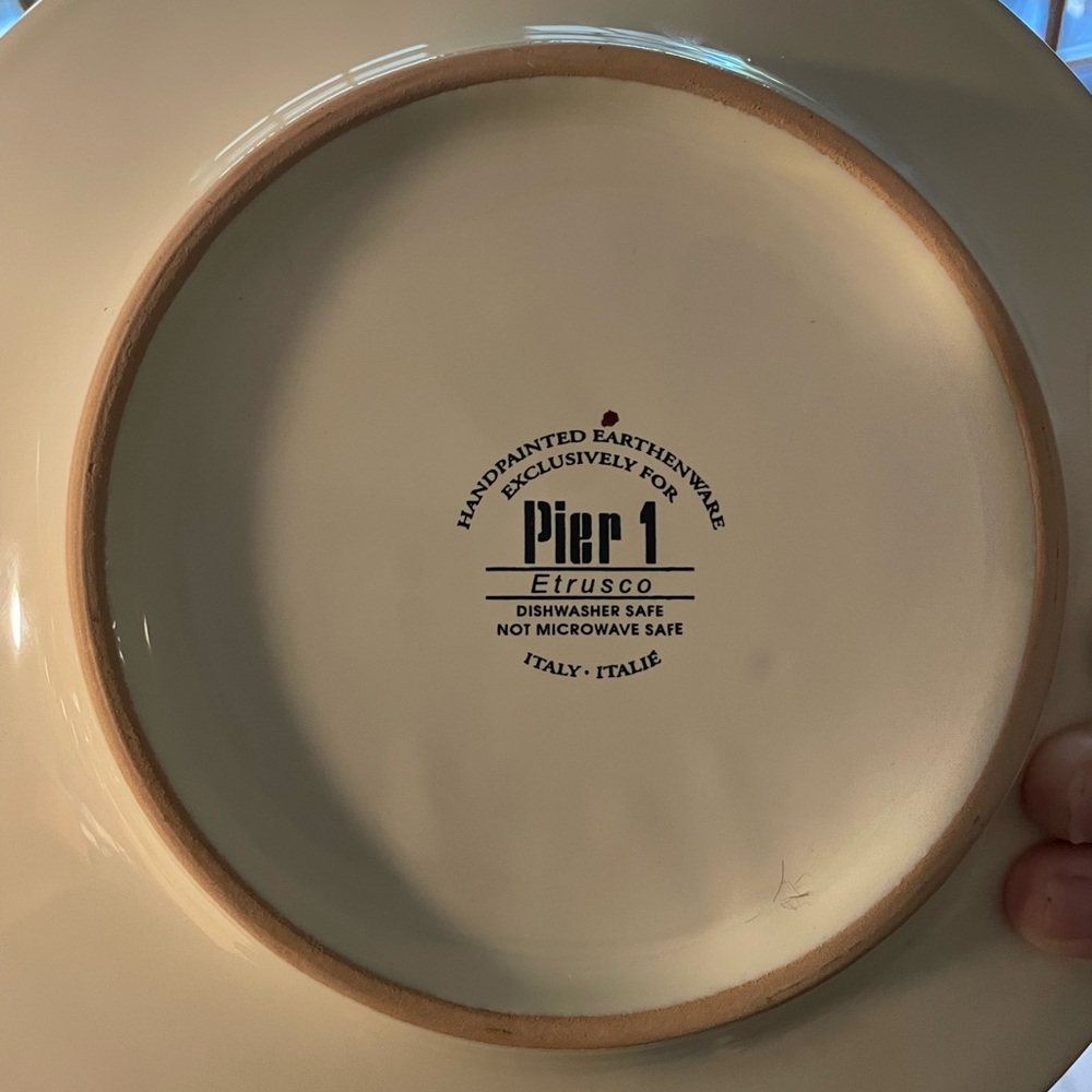 PIER 1 PLATES - SET OF 3 - Picture 5 of 6